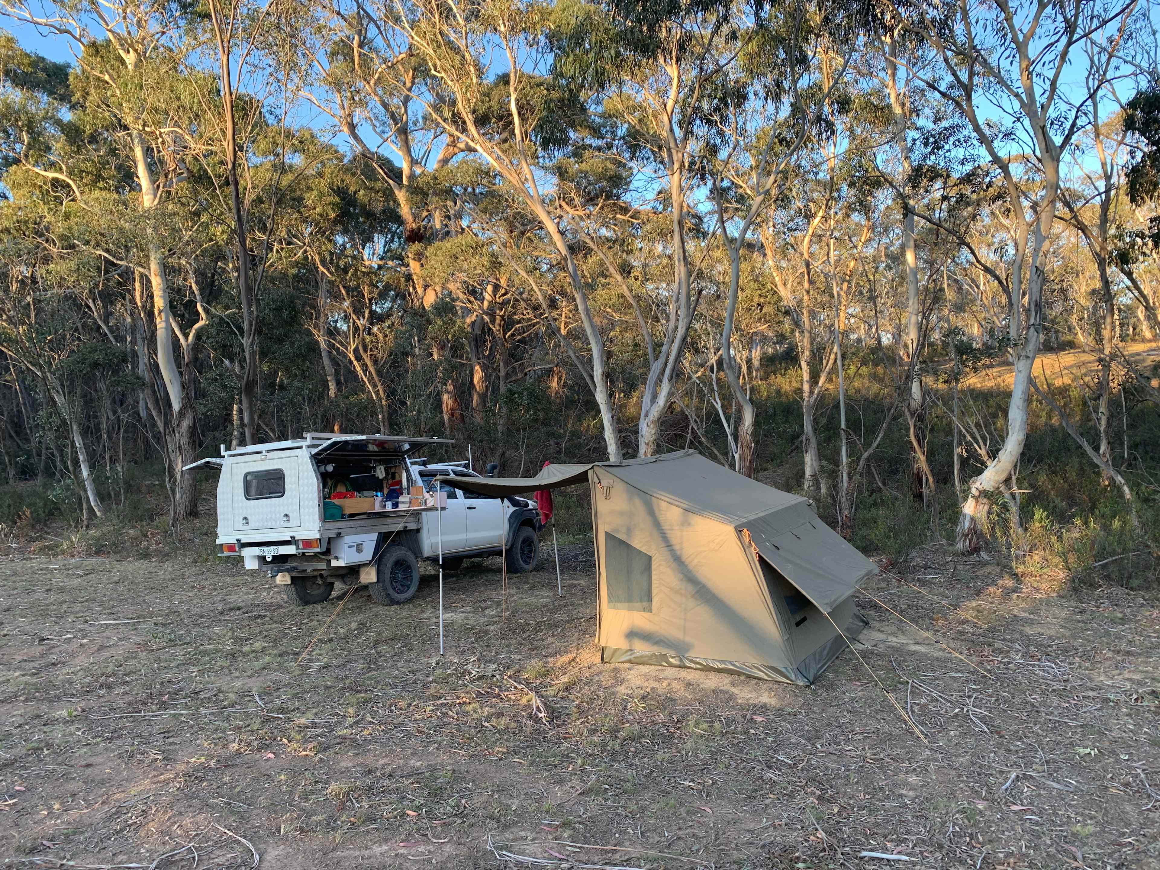Back paddock camping