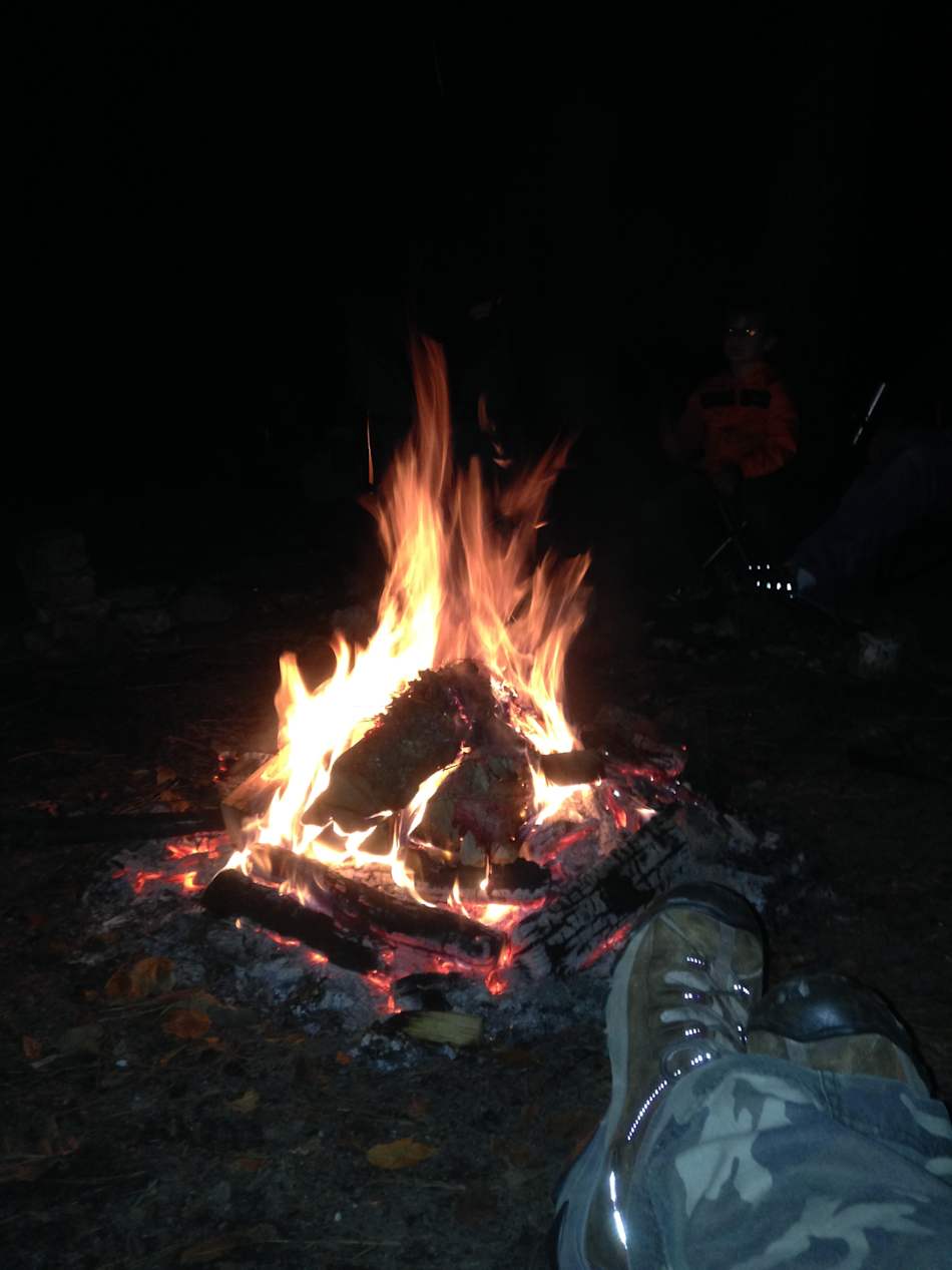 not much better than a campfire, by the lake, in the middle of a forest. pass the jar. ;-)